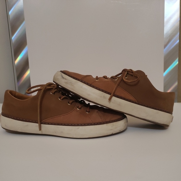 Sperry gold cuptennis shoes, upper faux leather tan 8m - Picture 5 of 9